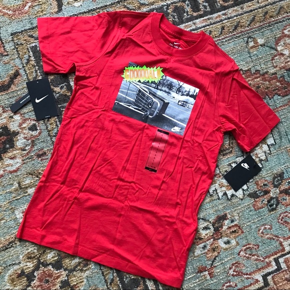 NWT ⚽️ NIKE BOYS GOOOOALL TEE SZ LARGE - Picture 7 of 7